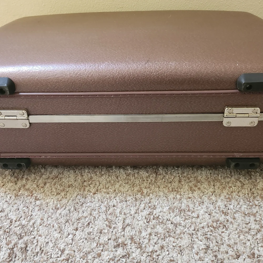 American Tourister Brown Hard Shell Briefcase
